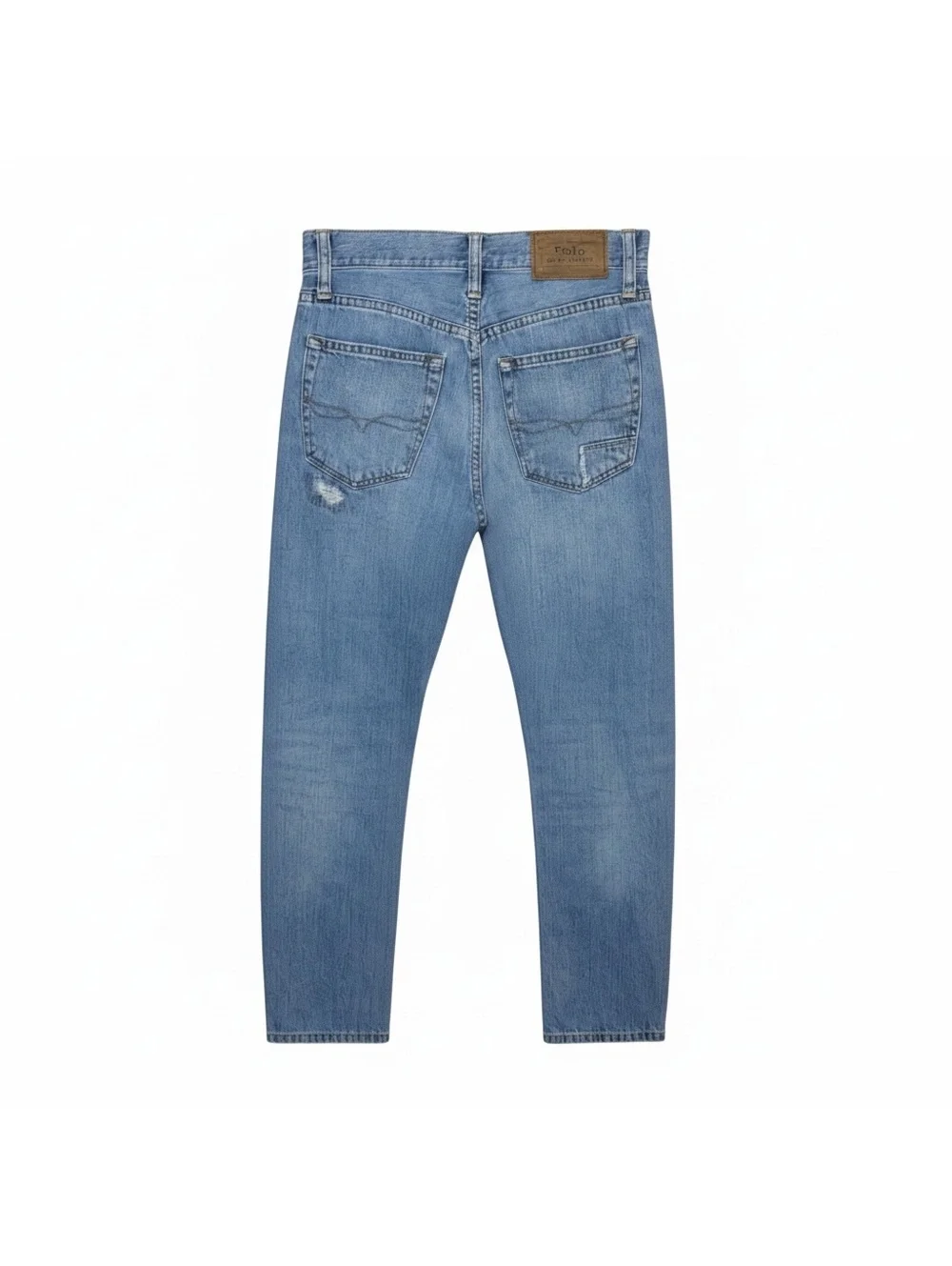 Polo Ralph Lauren Boys Sullivan Slim Distressed Repaired Jeans Size 12 EUC